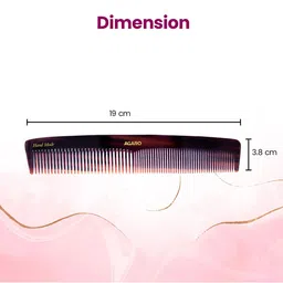 Agaro Hand Made Graduated Dressing Comb - Brown image 3
