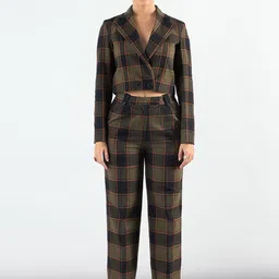 PowerSutra Checked Shirt With Trousers Co-Ords image 1