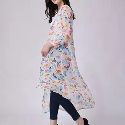 MINOS Women Printed Longline Shrug image 2