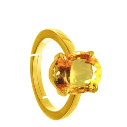 RRVGEM 7.25 Ratti Citrine Ring image 1