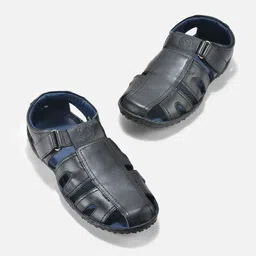 Woodland Men Leather Fisherman Sandals-image-84