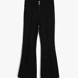 Koton Girls Mid-Rise Bootcut Trousers-picture-26