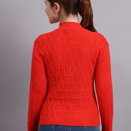 MODKLINE WITH MK Women Cable Knit Woollen Pullover image 3