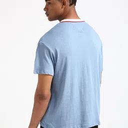 Tommy Hilfiger Men Solid Round Neck Cotton T-shirt image 5