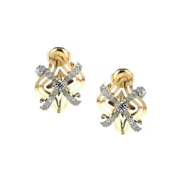 VALANOVA 18K Yellow Gold 0.56 Ct Lab Grown Diamond Earrings-image-51