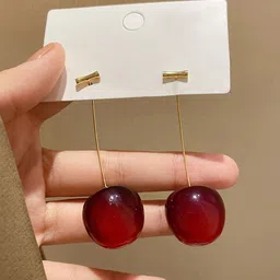 styledose Cherry Classic Drop Earrings image 2
