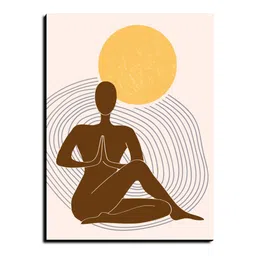 Chalk My Theme Beige & Brown Wood Religious Wall Art-image-4