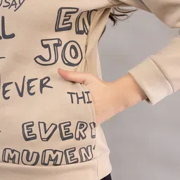 all about you Women Printed Sweatshirt image 5