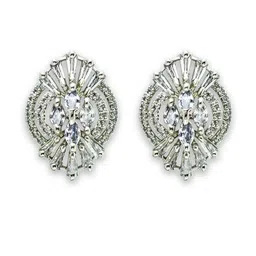 KYOOT JEWELS American Diamond Stud Earrings-picture-12