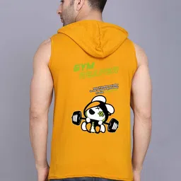 CRYPTIC Men Graphic Printed Hooded Slim Fit T-shirt-picture-11