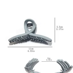 GLOSSY Women Set of 4 Claw Clip image 5