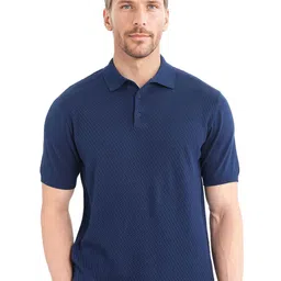 RARE RABBIT Men Self Design Polo Collar Cotton T-shirt-picture-57