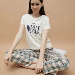 Ginger by Lifestyle Women Printed Extended Sleeves Pockets T-shirt image 5