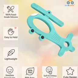 Sun & Shine Kids Baby Copter Shape Teether-picture-26