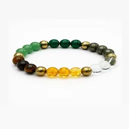 Vanira Unisex Artificial Beaded Elasticated Bracelet-image-32