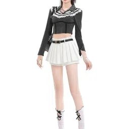 StyleCast Mini A-Line Skirts image 2