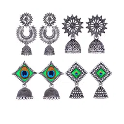 DIVASTRI Women Silver Earrings-picture-57