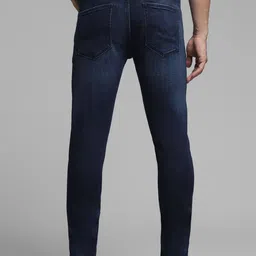 Jack & Jones Men Skinny Fit Low-Rise Light Fade Stretchable Jeans image 3