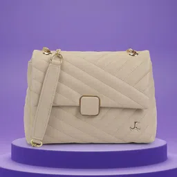 Mochi Women Solid Structured Sling Bag-image-22