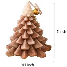 Aromatic Fables Brown & White 1 pieces Pillar Candle image 4