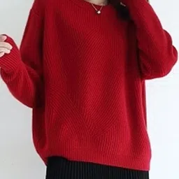 HERE&NOW Women Ribbed Pullover image 4