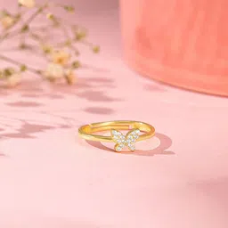 GIVA 925 Sterling Silver Butterfly Stone-Studded Finger Ring-picture-13