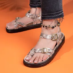 Briskers Women Light weighted Cork One Toe Flats-picture-25