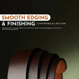 LOOPA Men Textured Formal Belt image 5