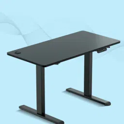 the sleep company Height Adjustable Desk In Black Colour-picture-20