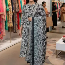 ASHMITAS COLLECTION Printed Pure Cotton Unstitched Dress Material-picture-39