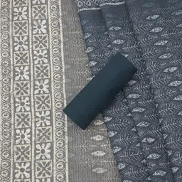 Soch Floral Printed Sequinned Unstitched Dress Material image 4