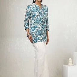 Soch Mandarin Collar Printed Tunic image 4
