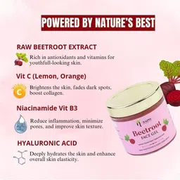 NAINS HERBALS Beetroot Face Gel For Hydration - 100 g image 3