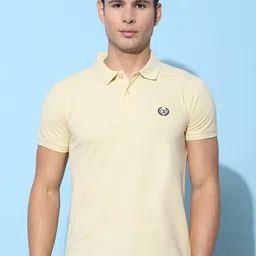 Cloak & Decker by Monte Carlo Men Solid Polo Collar T-shirt-picture-48