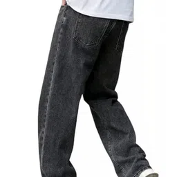 LINARIA Men Classic Regular Fit Mid-Rise Light Fade Stretchable Jeans image 2