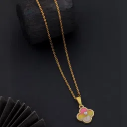 SZN Set Of 2 Gold-Plated Artificial Beaded Minimal Chains image 2