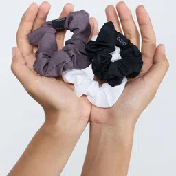 CAVA Women Set of 3 Everyday Scrunchie Ponytail Holders image 3