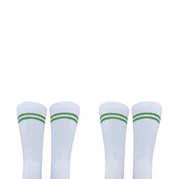 MUKHAKSH Unisex White Socks image 2