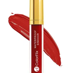 COLORFLIX Waterproof Matte Liquid Sindoor - 6 ml - Bright Red-picture-22