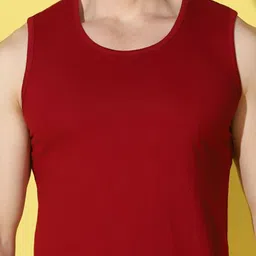 WOOSTRO Pack of 2 Printed Combed Cotton Innerwear Vests with Intelliease Technology image 3