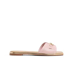 ALDO Women Textured Open Toe Flats image 5