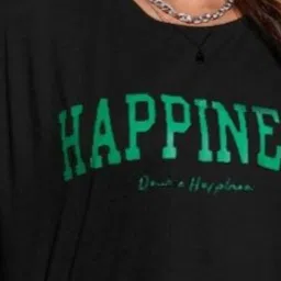 Calm Down Women Typography Printed T-shirt image 2