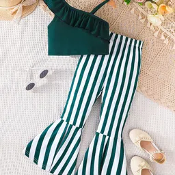 INCLUD Girls One Shoulder Top With Trousers-picture-50