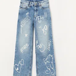 Fame Forever by Lifestyle Girls Regular Fit Mid-Rise Low Distress Heavy Fade Jeans-picture-18