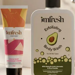 imfresh Honey Oudh Cream Deodorant- 50 g With Body Wash- 200 ml-picture-14