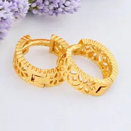 SHREE KRISHNA SHOPPING Gold-Plated Brass Earrings-picture-16