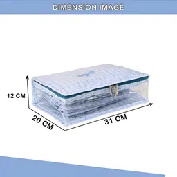 Aura Blue Set of 1 Regular Jewellery Organiser Organisers image 5