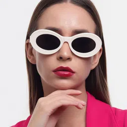 PELLE LUXUR Unisex Round Sunglasses with UV Protected Lens PL25GS360 image 3