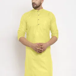 KRUDHA Men Thread Work Kurta image 3