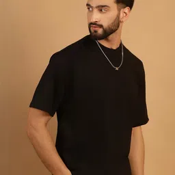 GRAGE Men Black Tshirts image 2